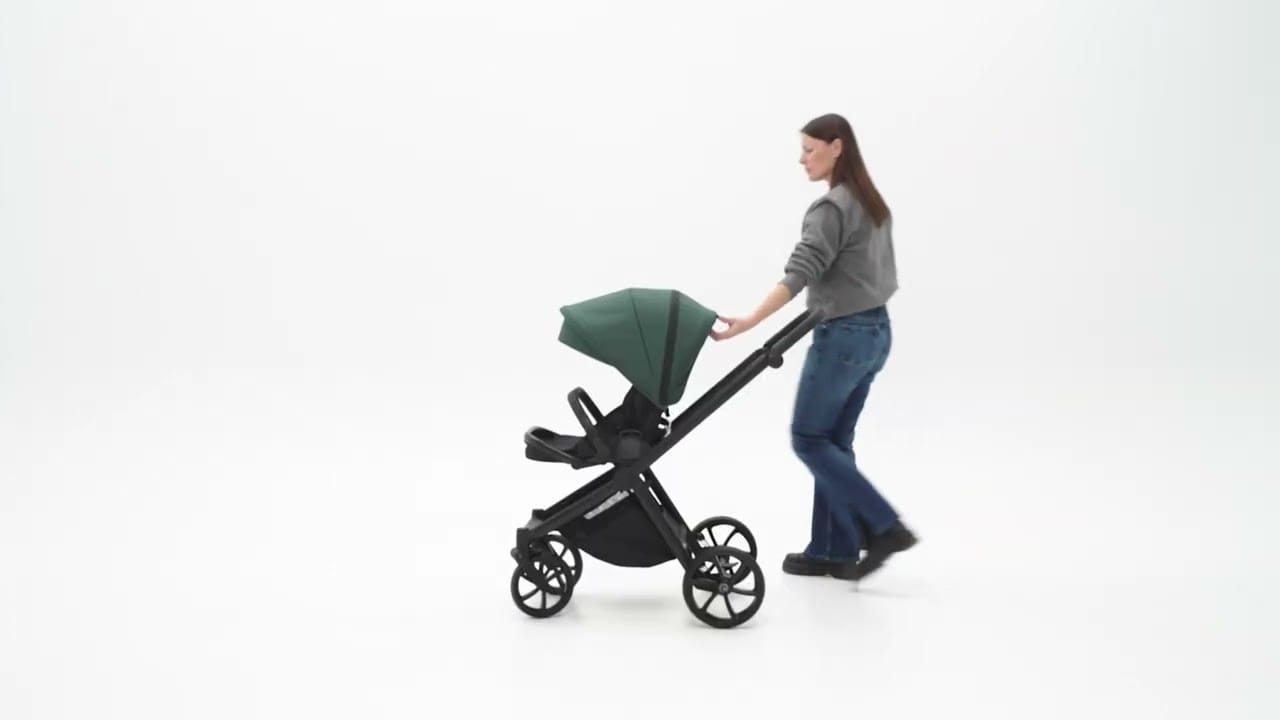 Seat unit folds compactly to both sides