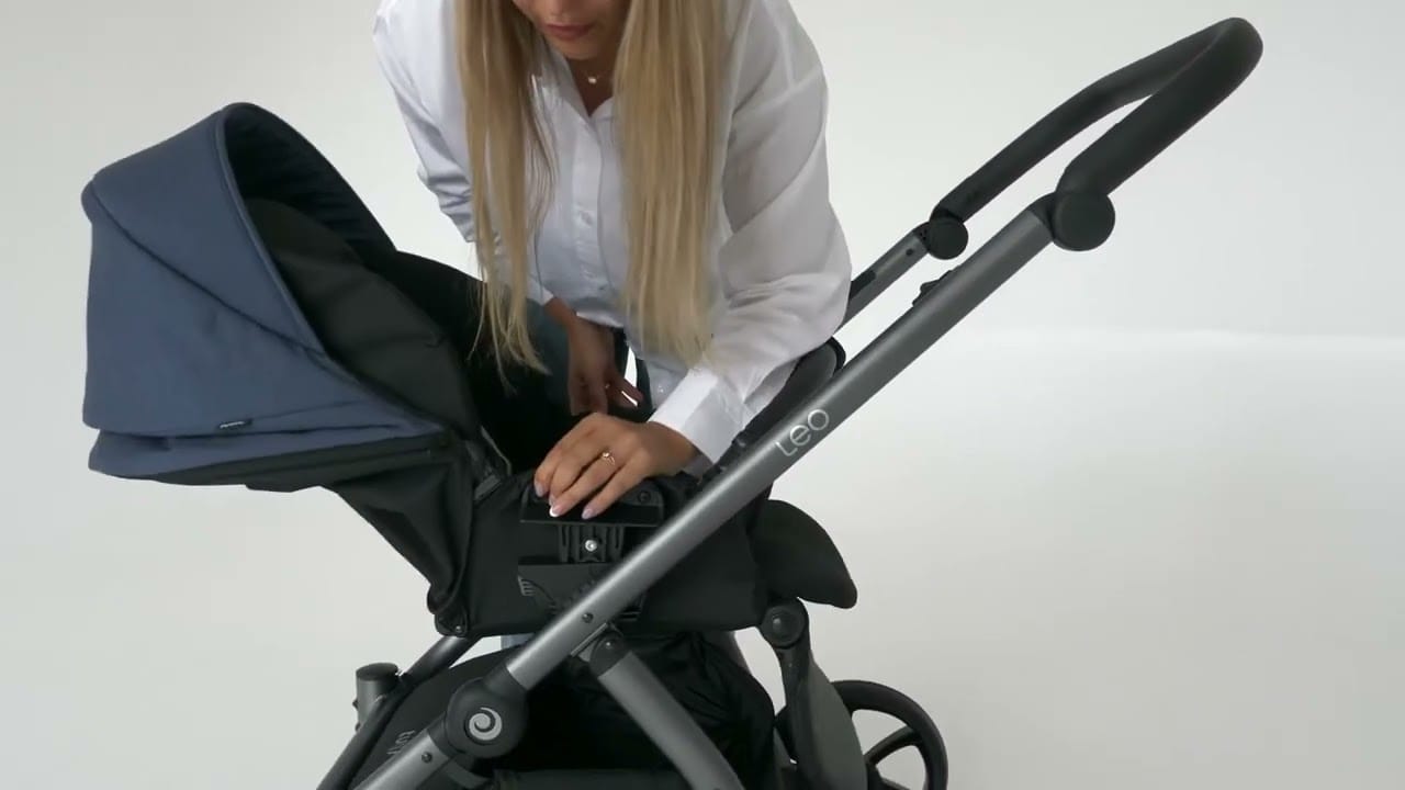 Seat unit folds compactly to both sides