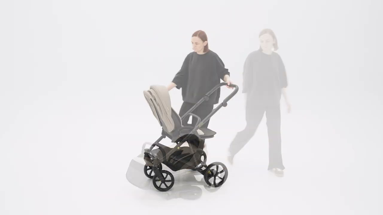 Seat unit folds compactly to both sides