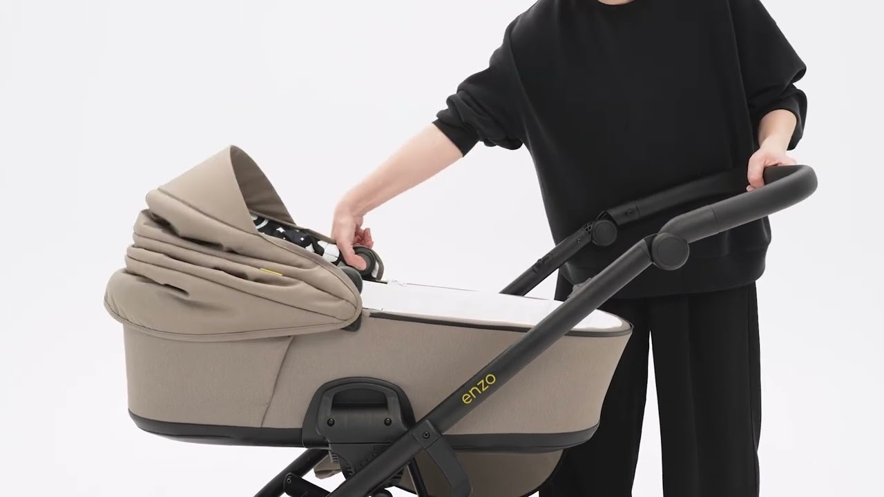 One-Hand Carrycot Canopy Adjustment